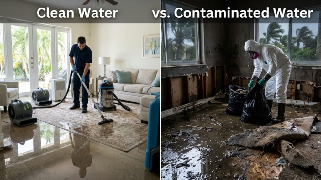 Clean Water vs. Contaminated Water